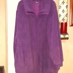 Purple 100% polyester coat 🥼☂️